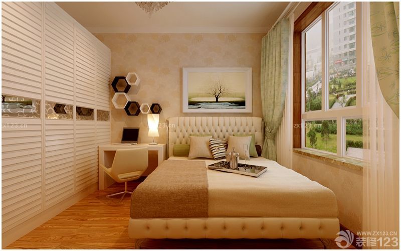日式10平方米卧室装修效果图片